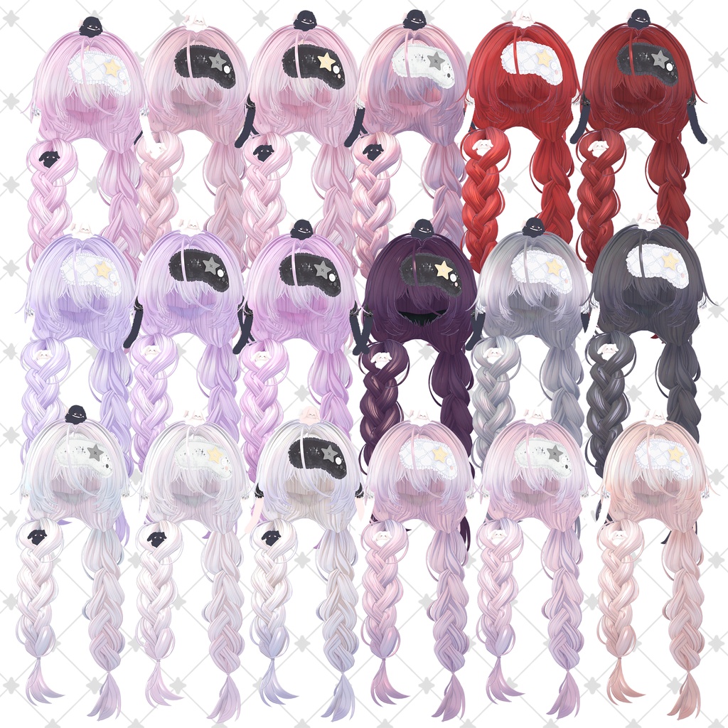 !SALE!๐<19 Avatar>Sleepy Bunny hair & Rabbit Set๐