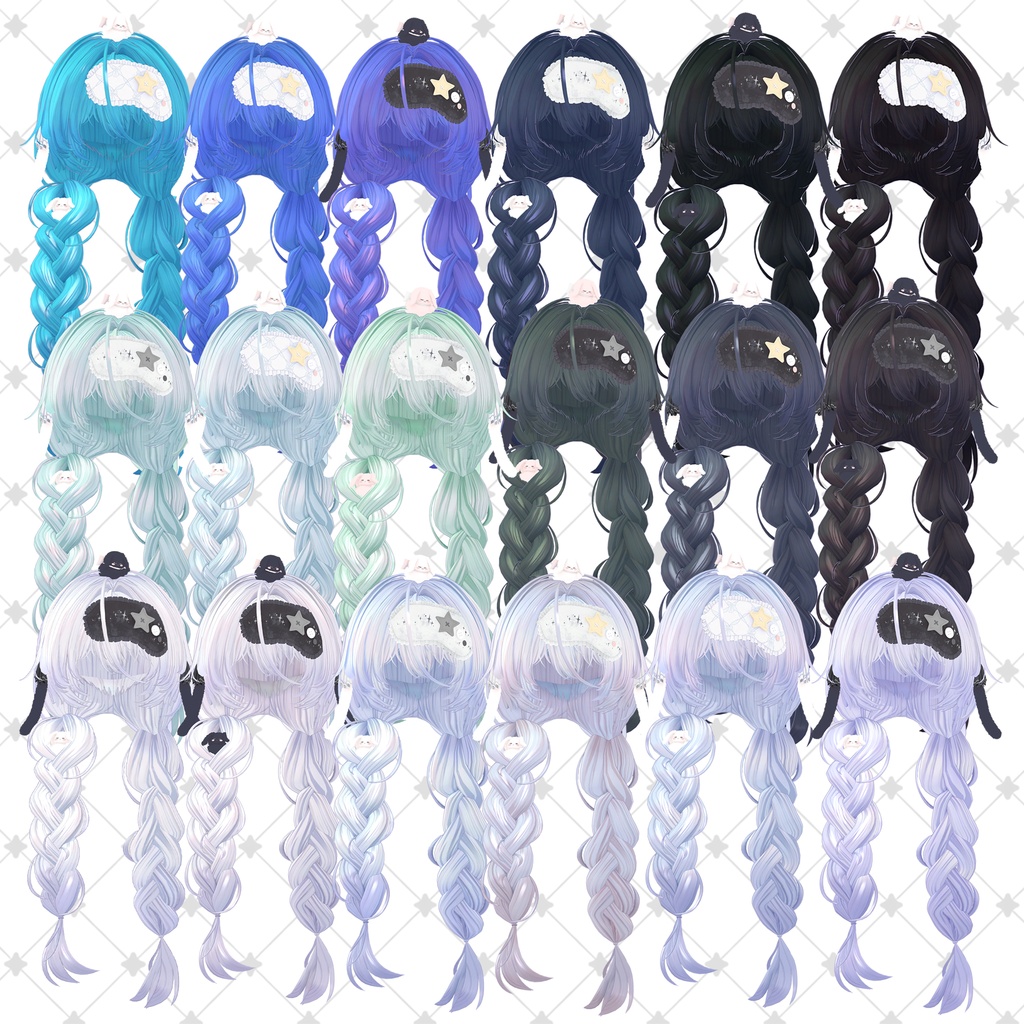 !SALE!๐<19 Avatar>Sleepy Bunny hair & Rabbit Set๐