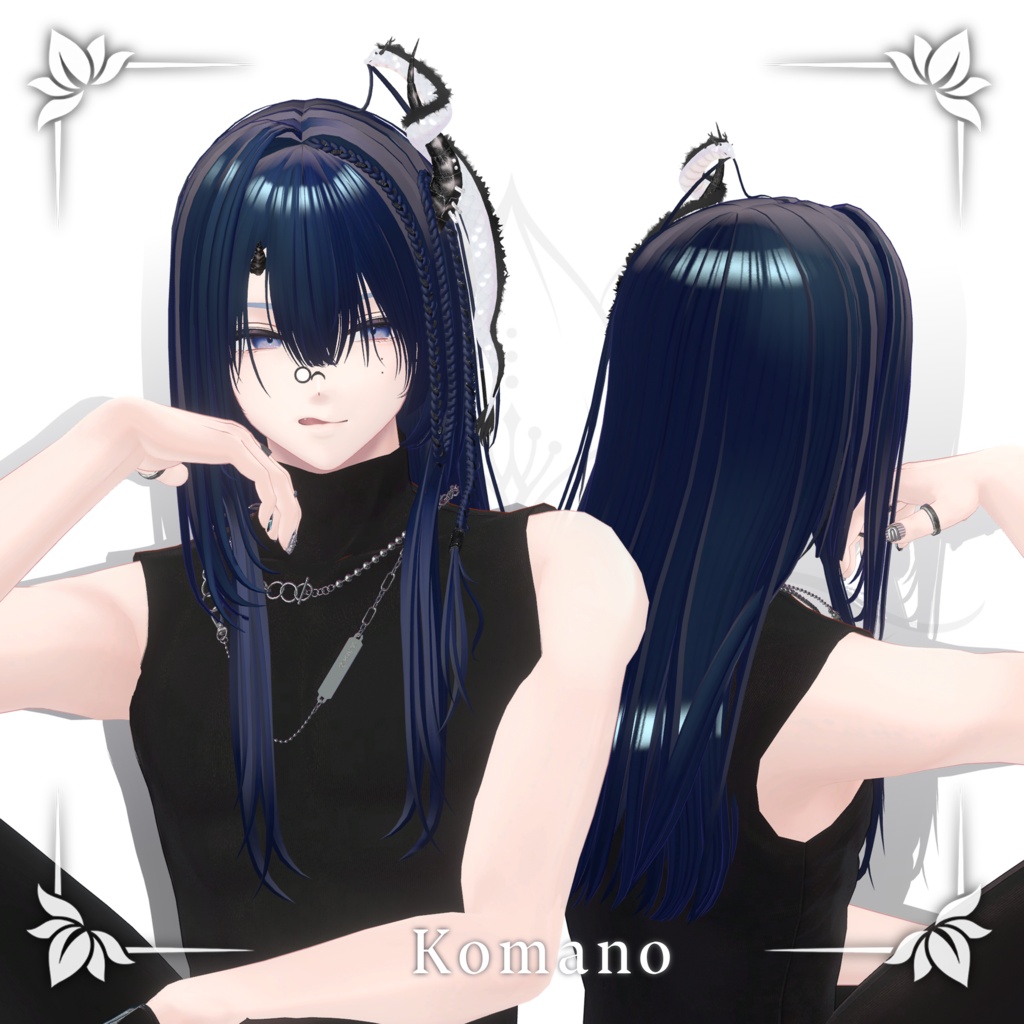 !SALE!🐉<21 Avatar>Dragon hair & Monocle Set🐉