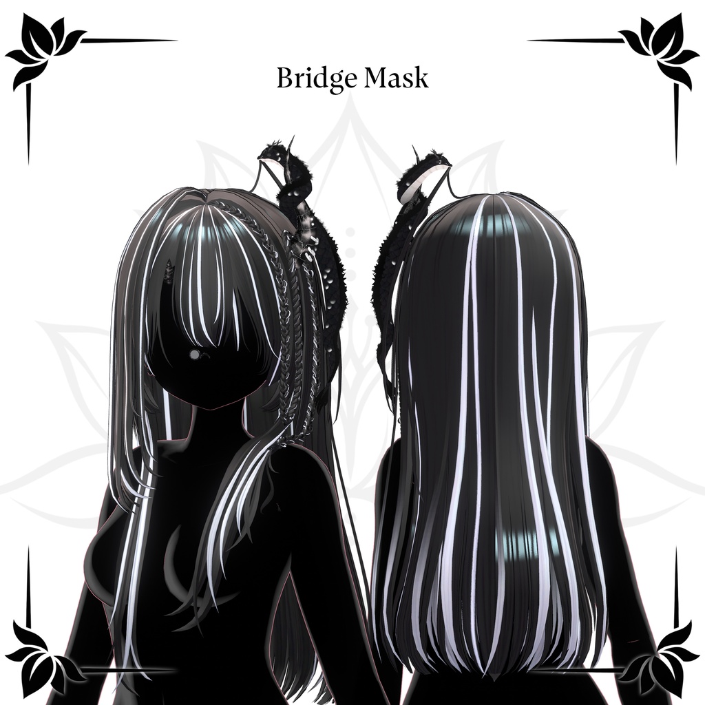!SALE!🐉<21 Avatar>Dragon hair & Monocle Set🐉