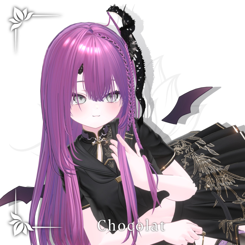 !SALE!🐉<21 Avatar>Dragon hair & Monocle Set🐉