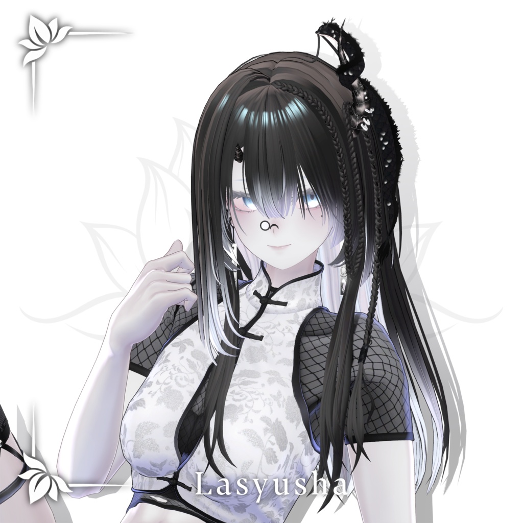 !SALE!🐉<21 Avatar>Dragon hair & Monocle Set🐉