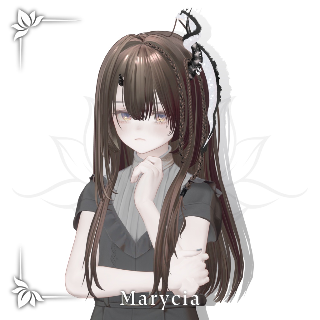 !SALE!🐉<21 Avatar>Dragon hair & Monocle Set🐉