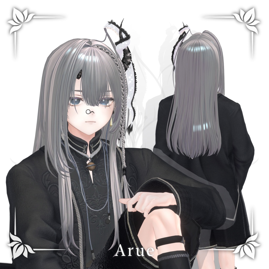 !SALE!🐉<21 Avatar>Dragon hair & Monocle Set🐉