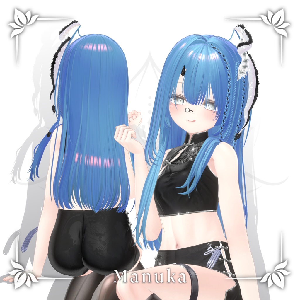 !SALE!🐉<21 Avatar>Dragon hair & Monocle Set🐉