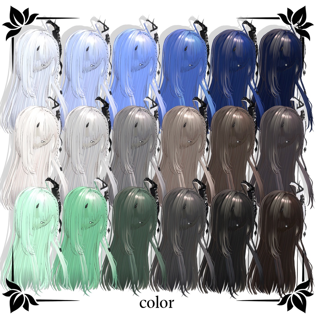!SALE!🐉<21 Avatar>Dragon hair & Monocle Set🐉