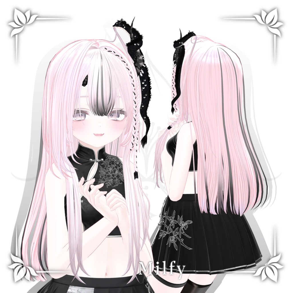 !SALE!🐉<21 Avatar>Dragon hair & Monocle Set🐉