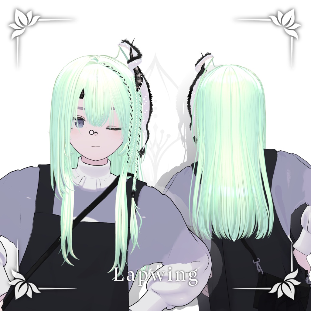 !SALE!🐉<21 Avatar>Dragon hair & Monocle Set🐉