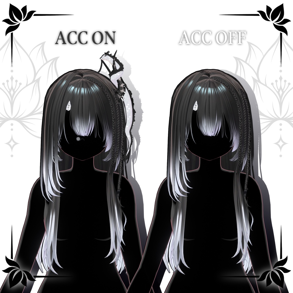 !SALE!🐉<21 Avatar>Dragon hair & Monocle Set🐉