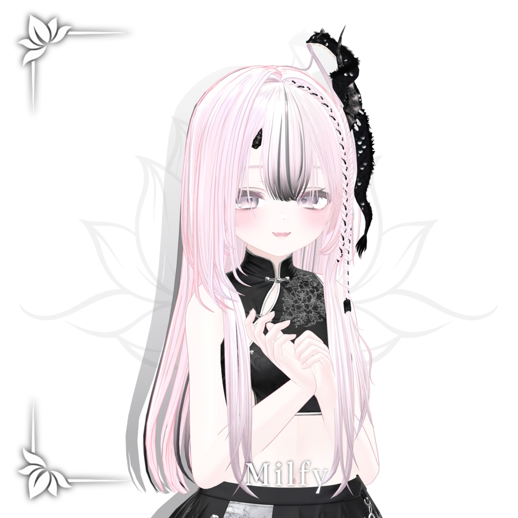!SALE!🐉<21 Avatar>Dragon hair & Monocle Set🐉