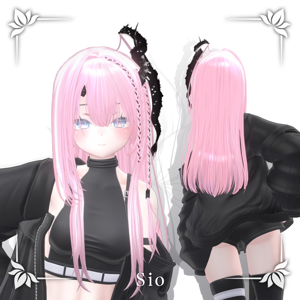 !SALE!🐉<21 Avatar>Dragon hair & Monocle Set🐉