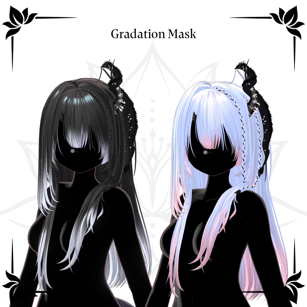 !SALE!🐉<21 Avatar>Dragon hair & Monocle Set🐉