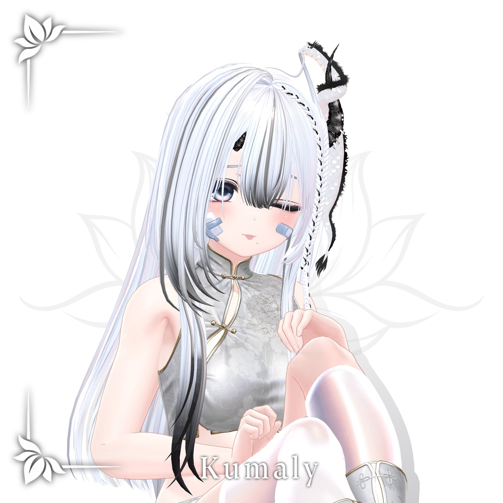 !SALE!🐉<21 Avatar>Dragon hair & Monocle Set🐉
