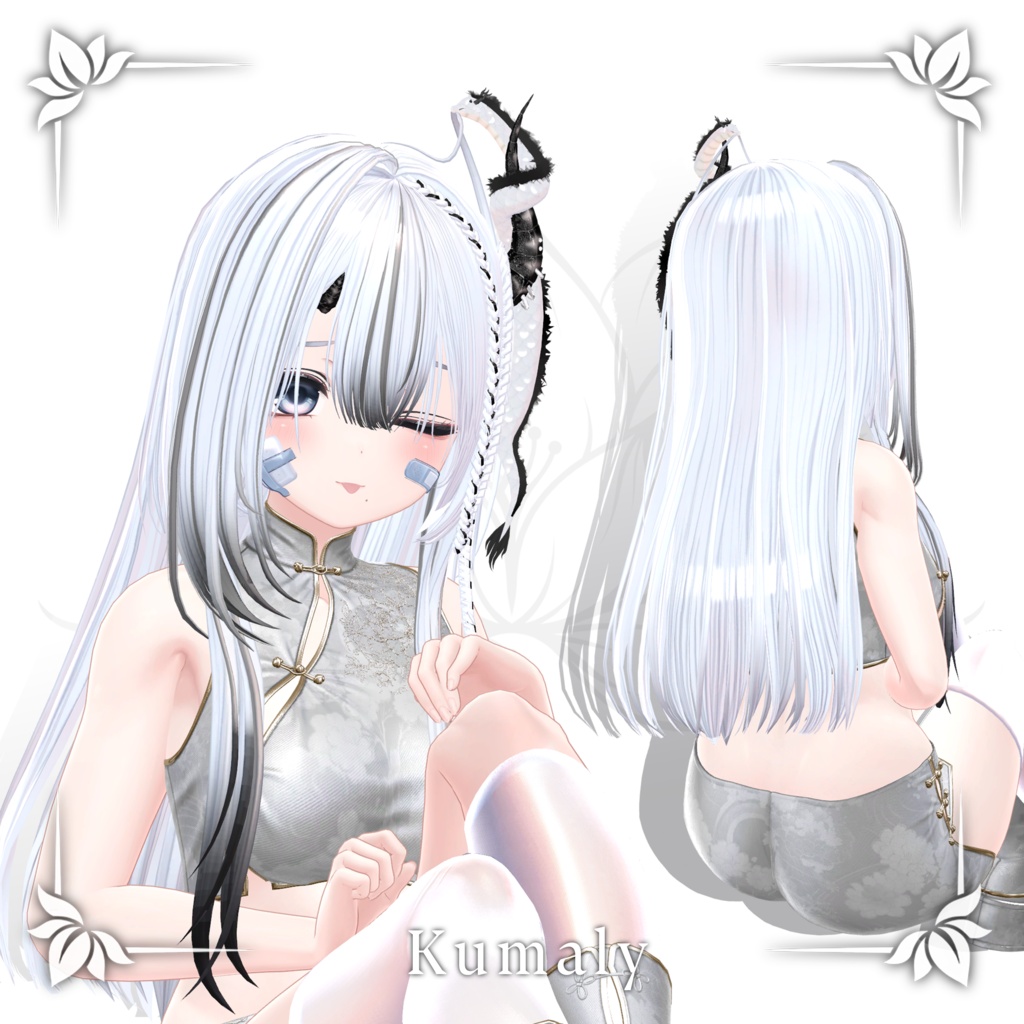 !SALE!🐉<21 Avatar>Dragon hair & Monocle Set🐉