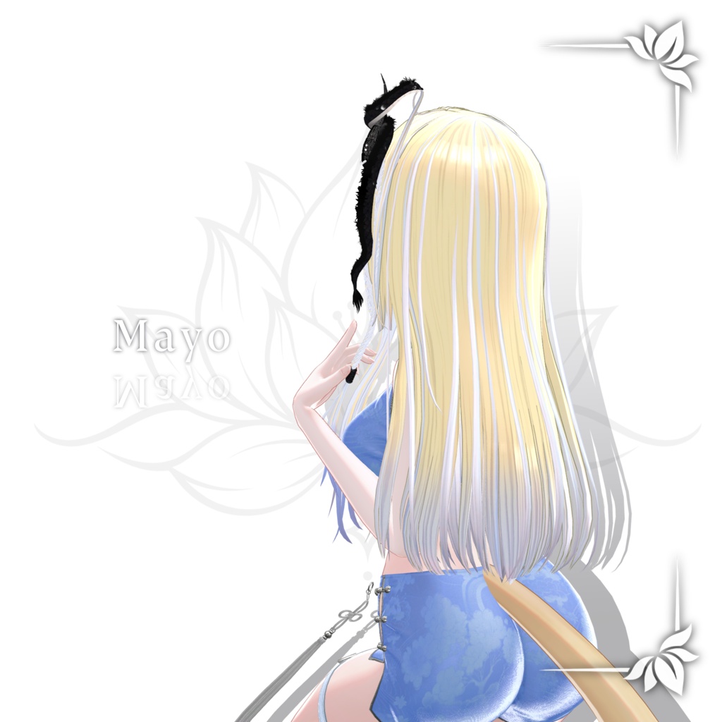 !SALE!🐉<21 Avatar>Dragon hair & Monocle Set🐉