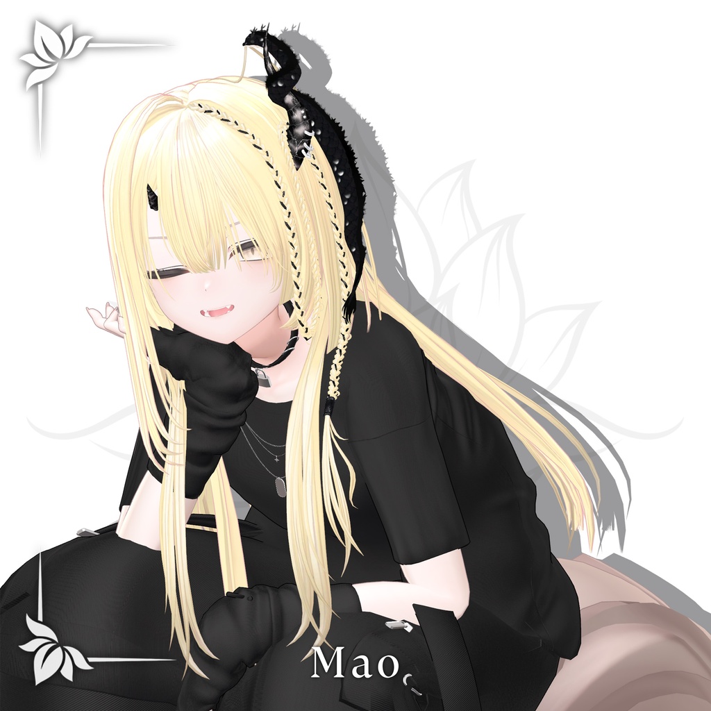 !SALE!🐉<21 Avatar>Dragon hair & Monocle Set🐉