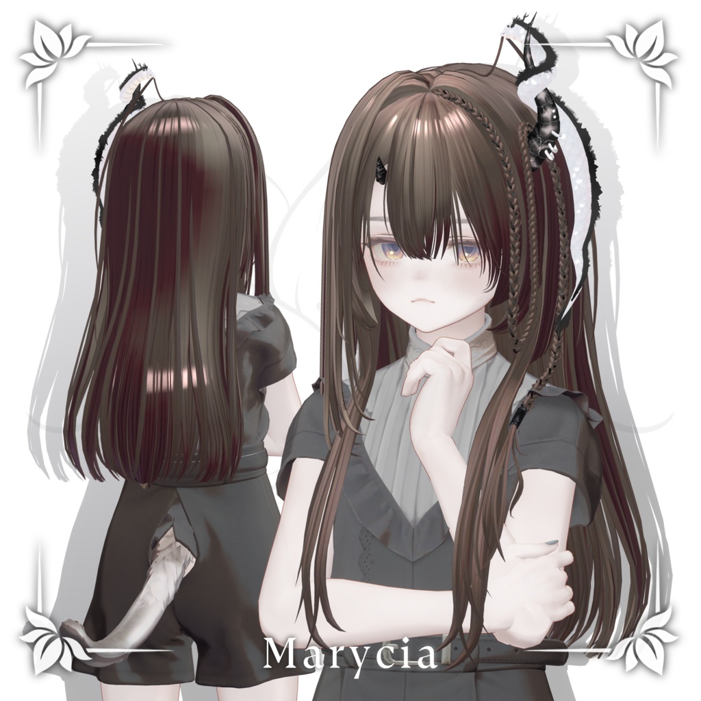 !SALE!🐉<21 Avatar>Dragon hair & Monocle Set🐉