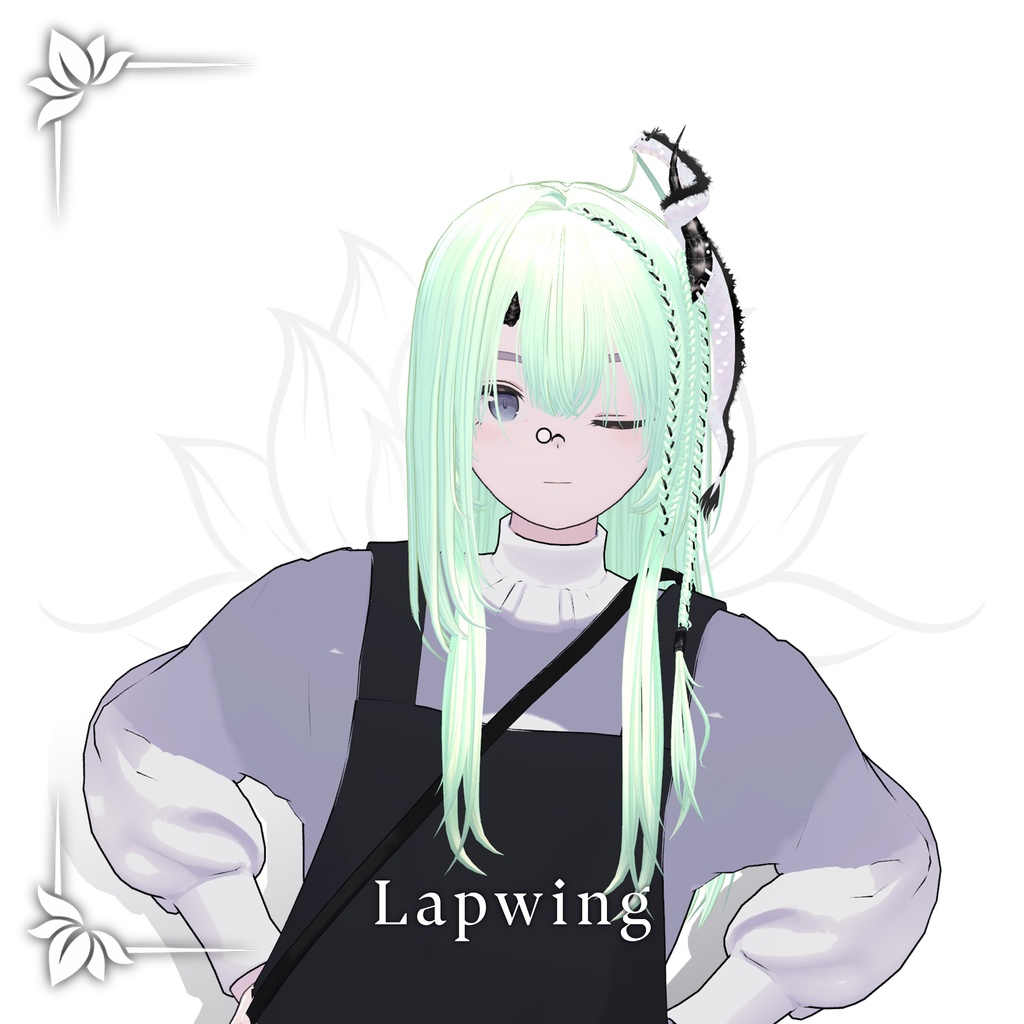 !SALE!🐉<21 Avatar>Dragon hair & Monocle Set🐉