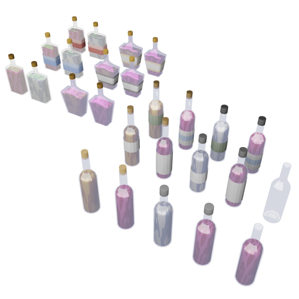 飲み物と食器の収納棚