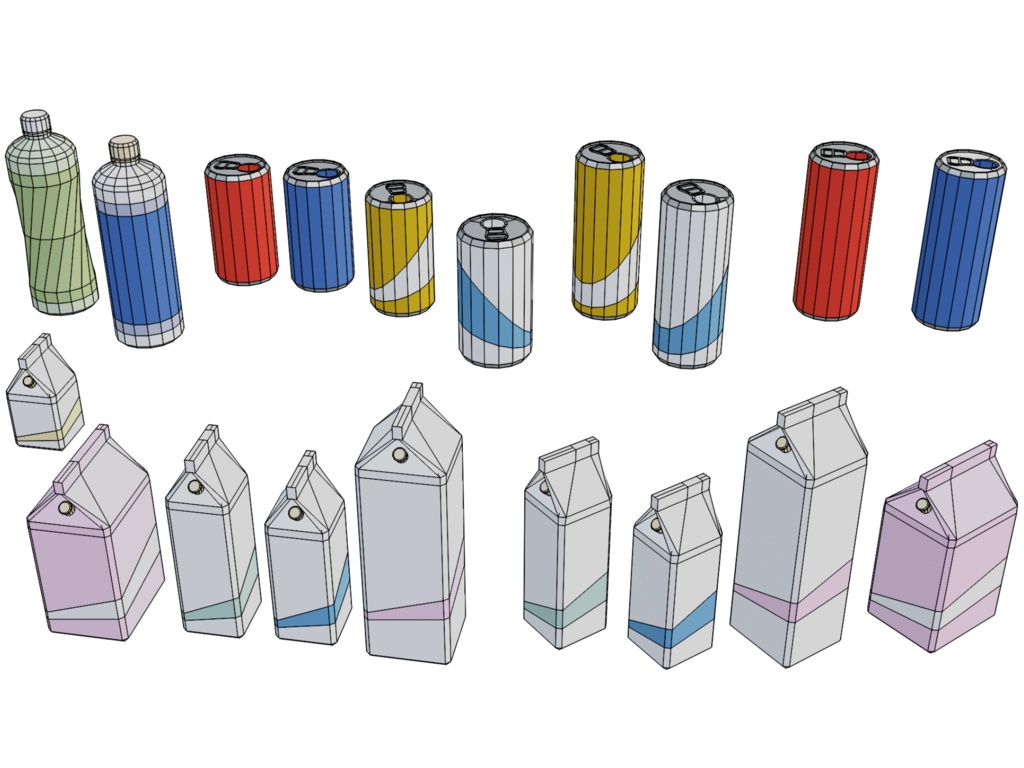 飲み物と食器の収納棚