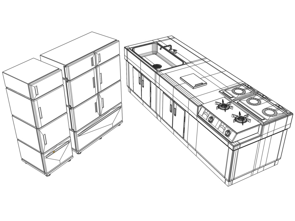 アイランドキッチン