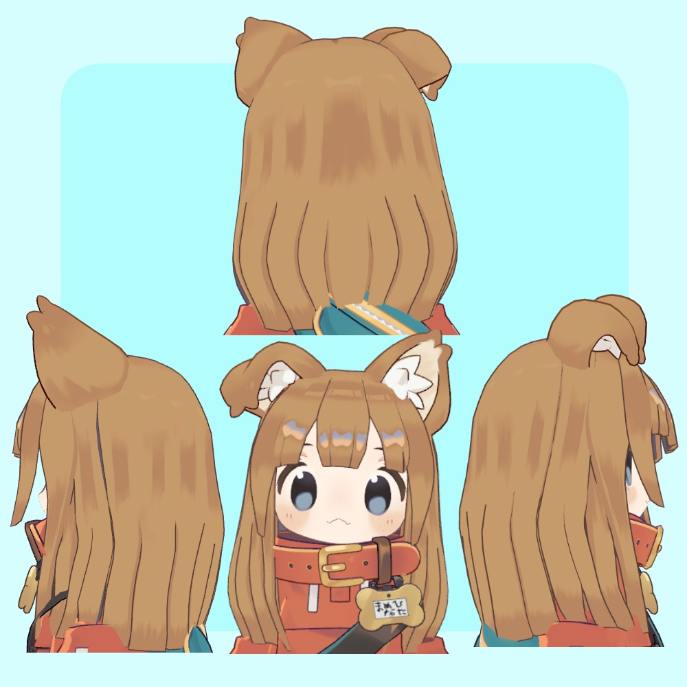 【半額SALE】【キプフェル・まめひなた】前髪3種+メカクレ おかっぱ&セミロング