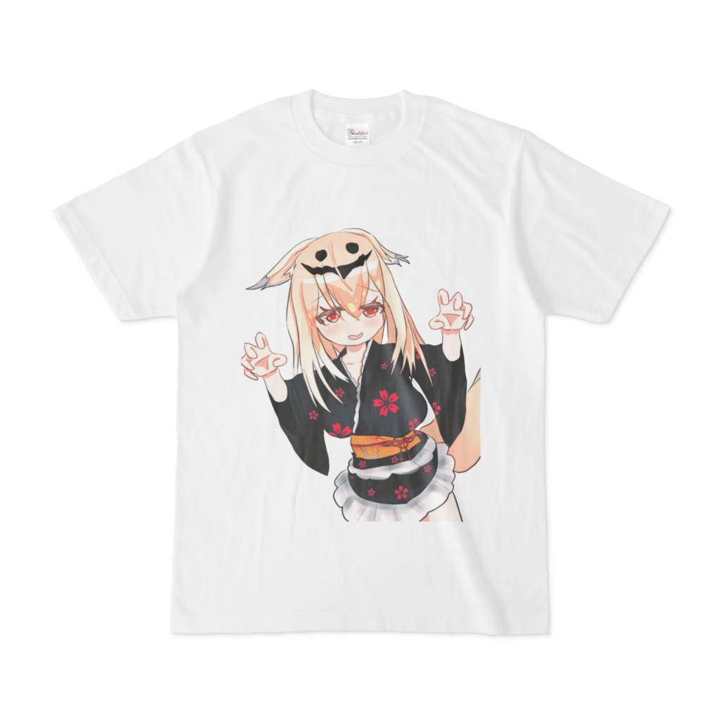 こすずめ妖怪tシャツ 白 すずめの商店 Booth