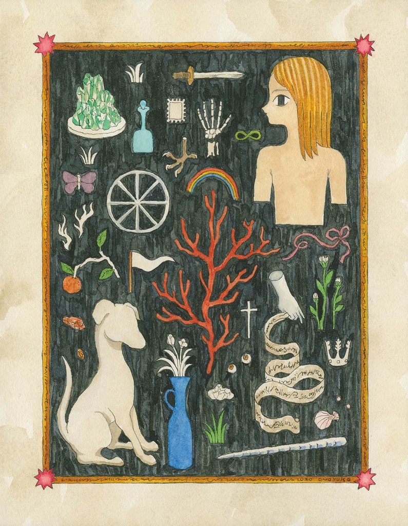 原画　四つ角の園