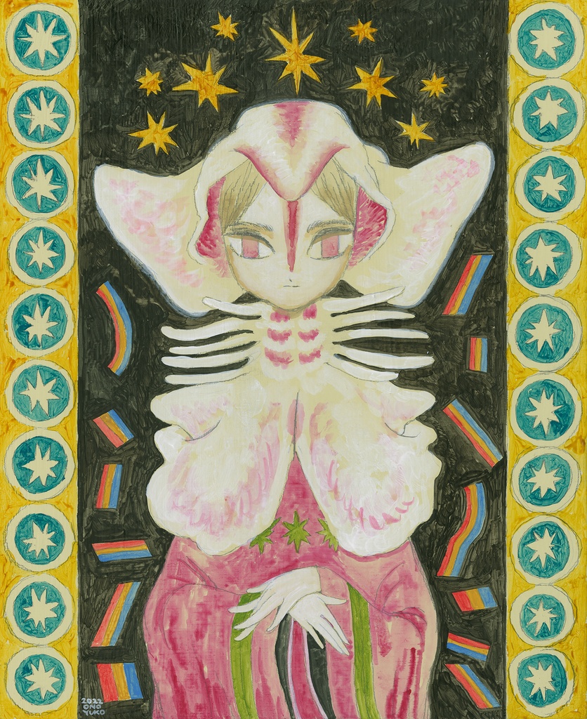 原画　ヒメシラヒゲラン