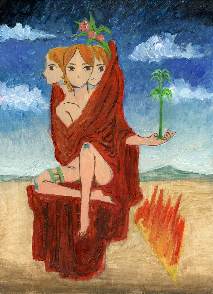 原画　炎について（2）