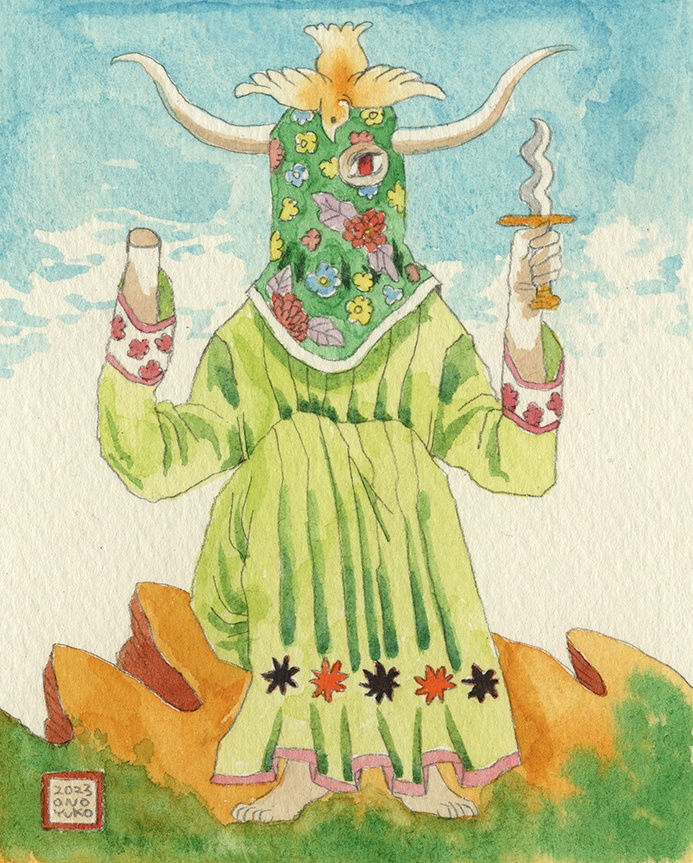 原画　sacrifice & bird