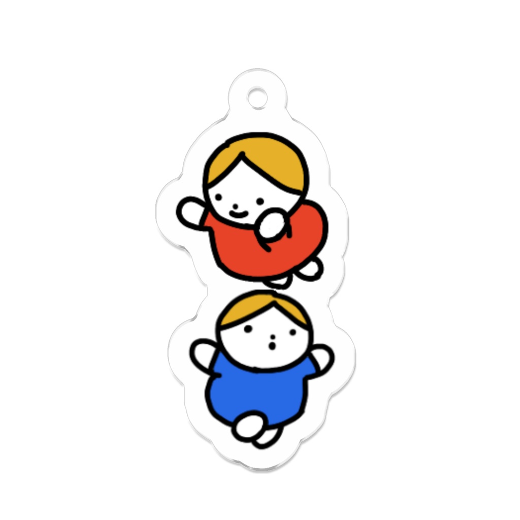 小さい2人のアクキー