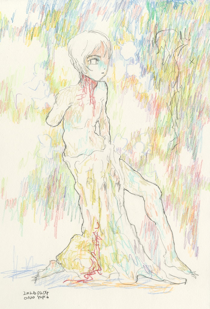 ドローイング　無題