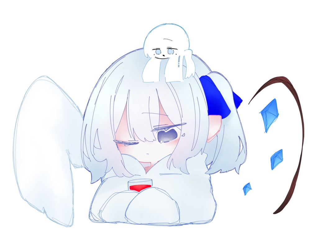 モカさんともかさんのクッション