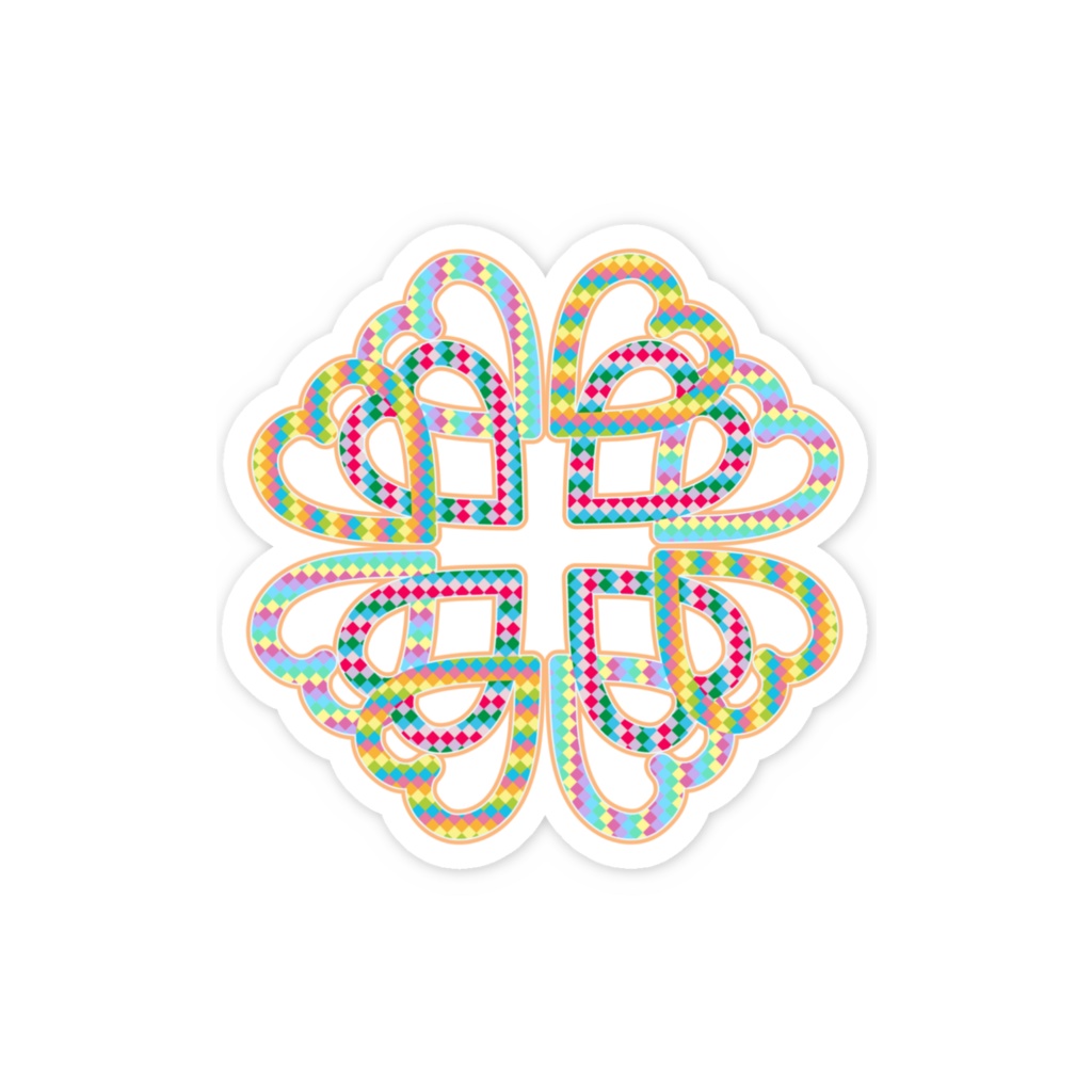 POP CLOVER🍀スマホステッカー