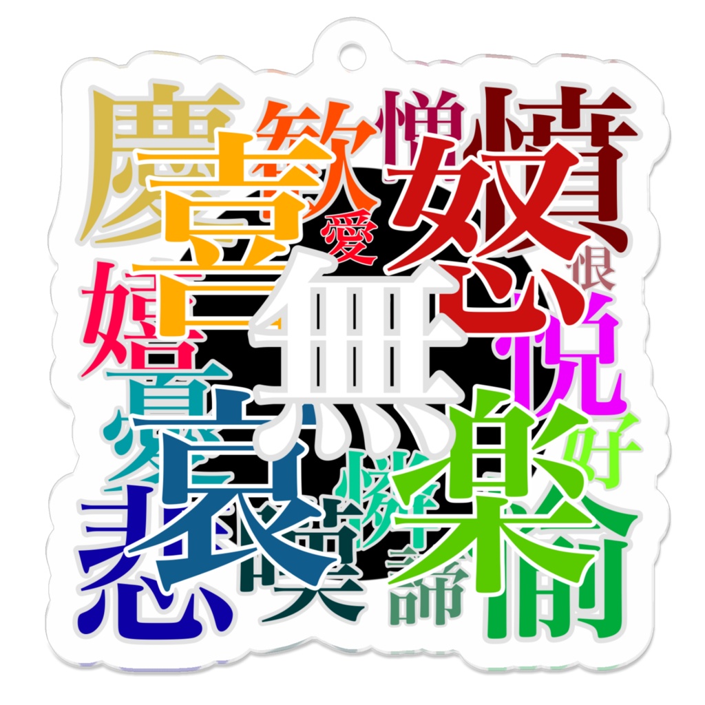 Ges-kan【喜怒哀楽】アクリルキーホルダー