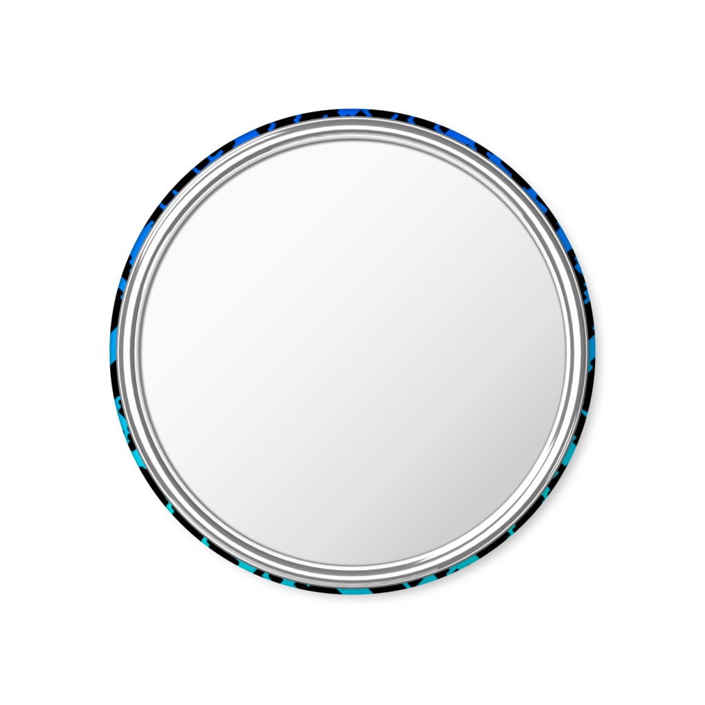 chidori(黒×青グラデ)🐦⬛缶ミラー