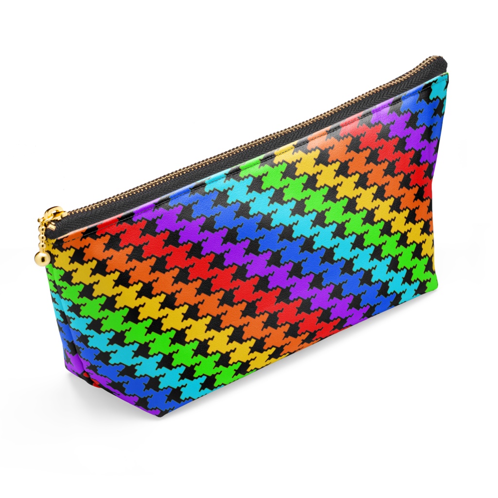 chidori(黒×レインボー)🐦⬛ポーチ