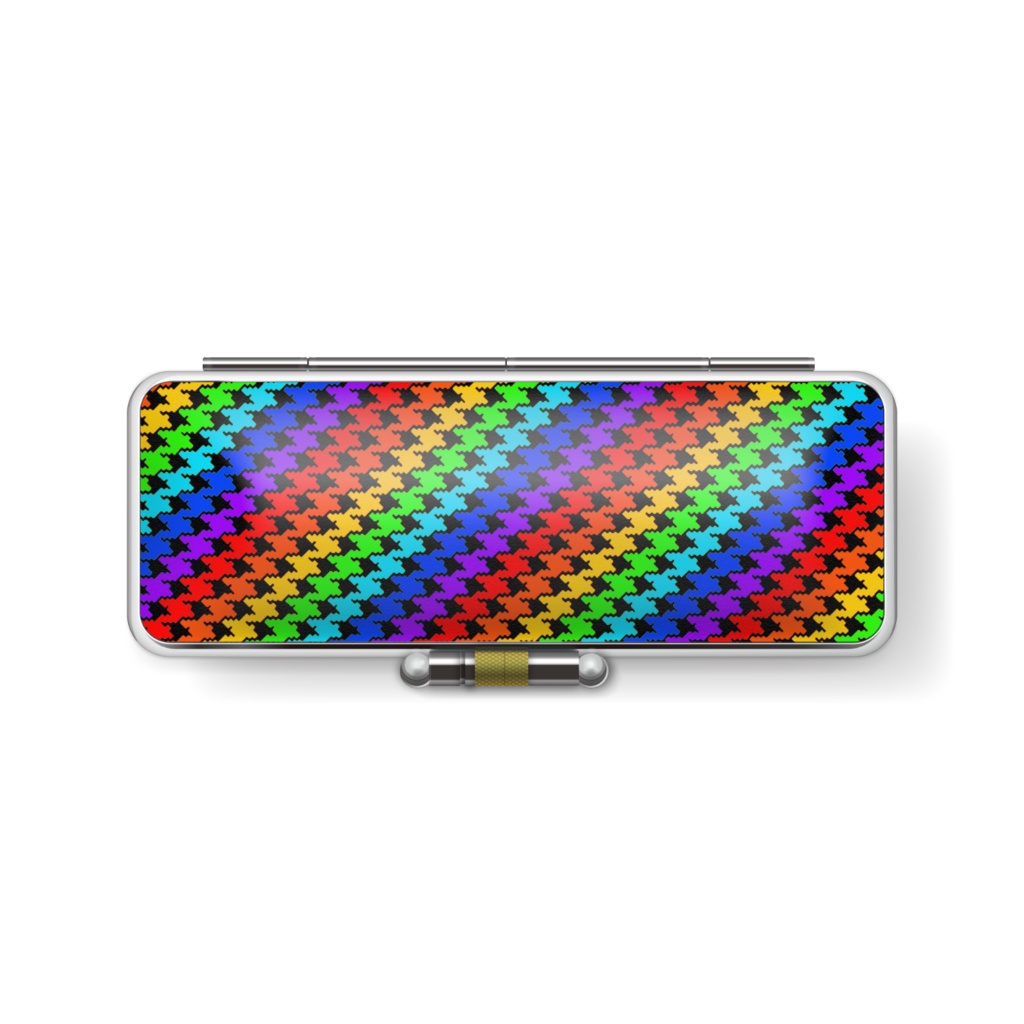 chidori(黒×レインボー)🐦⬛印鑑ケース