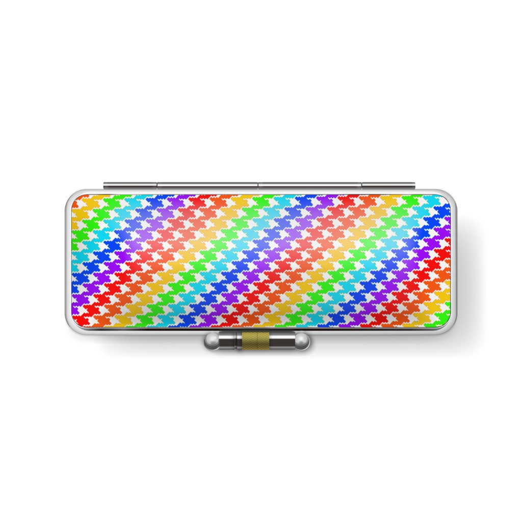 chidori(白×レインボー)🐦⬛印鑑ケース