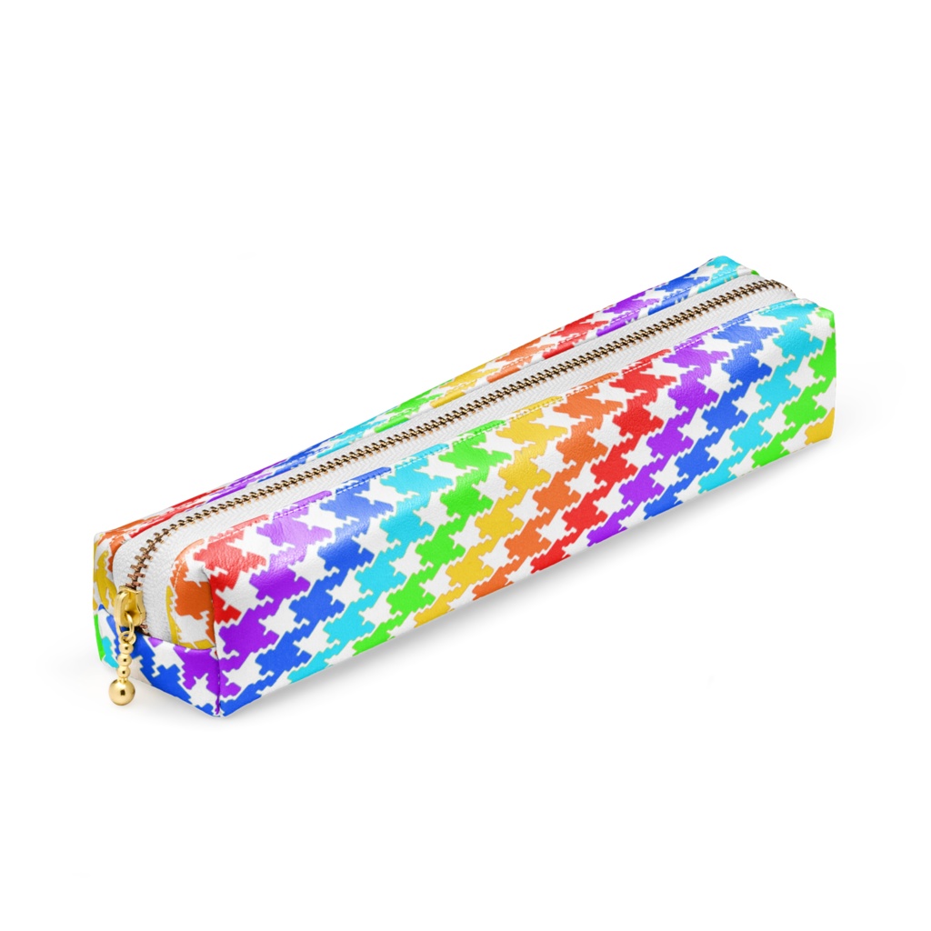 chidori(白×レインボー)🐦⬛ペンケース