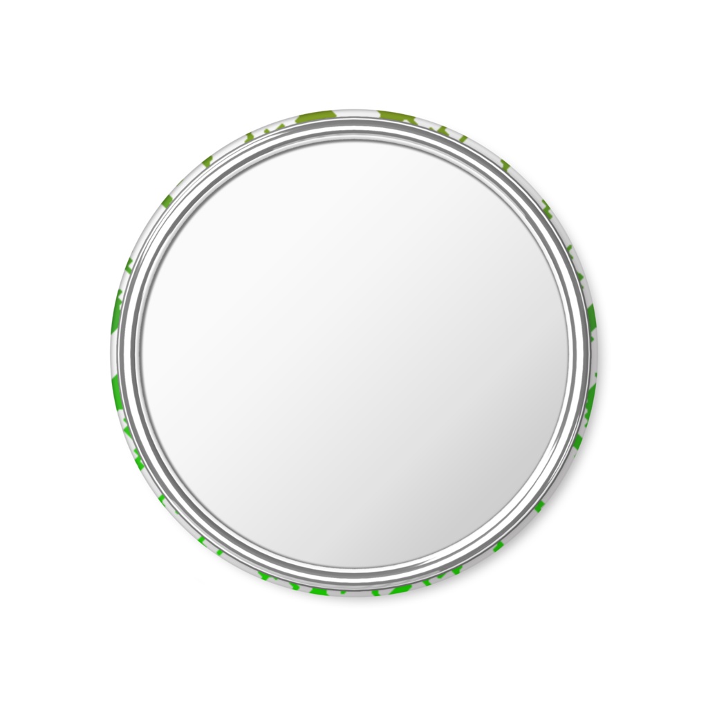 chidori(白×緑グラデ)🐦⬛缶ミラー