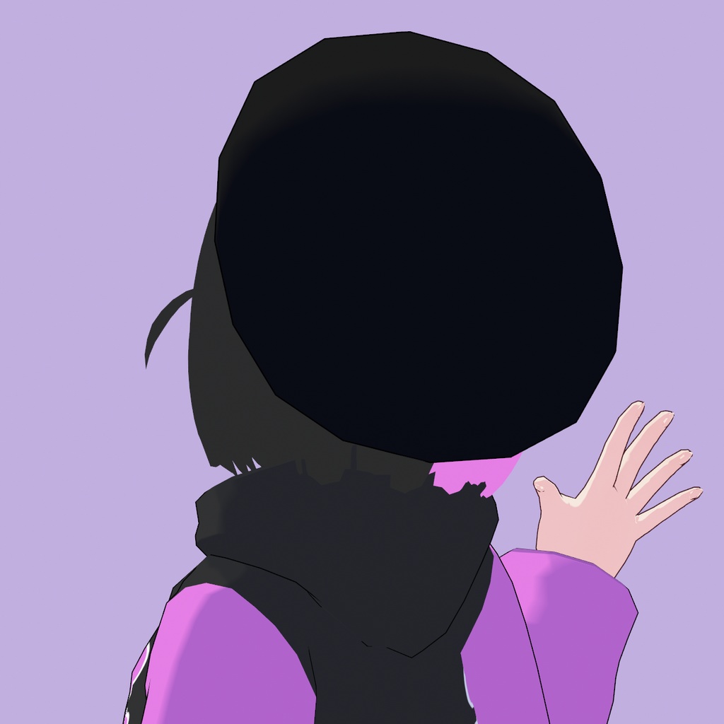 【XWearデータ】ベレー帽 黒