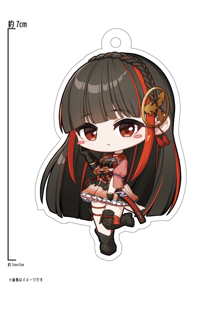 【AquaNautam】2Wayアクリルキーホルダー　土佐錦