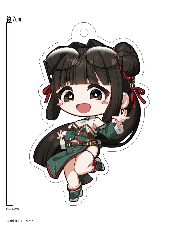 【AquaNautam】2Wayアクリルキーホルダー　出目金