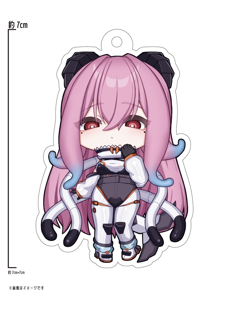 【AquaNautam】2Wayアクリルキーホルダー　ゼリーナ