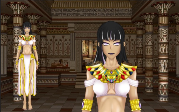 Queen Nefertiti Live2D model