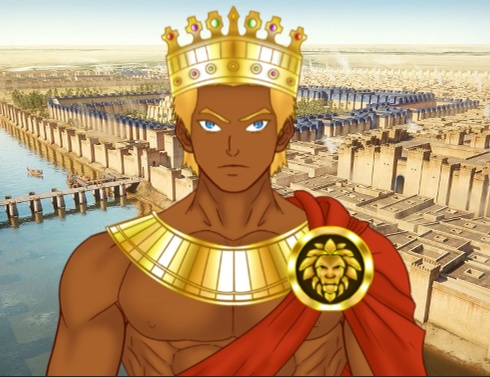 King Gilgamesh Live2D model