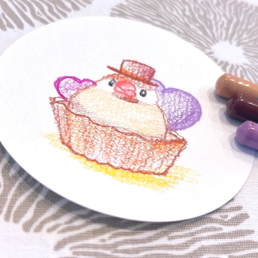 まんまる原画【マロンカップケーキ】