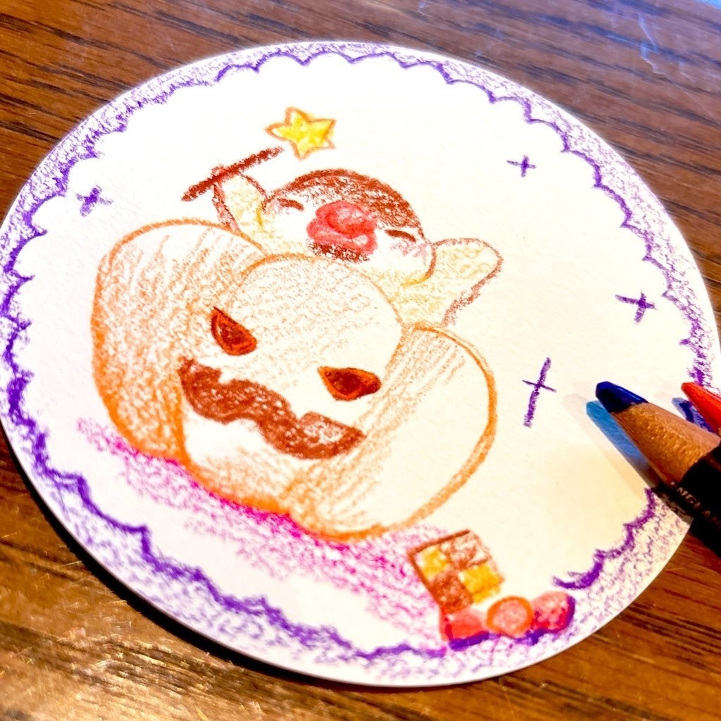 まんまる原画【Trick or ｷｬﾙｷｬﾙ】
